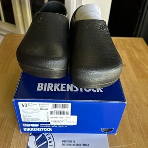 Birkenstock Profi-Birki Black Regular Fit Size 43 NEW with box